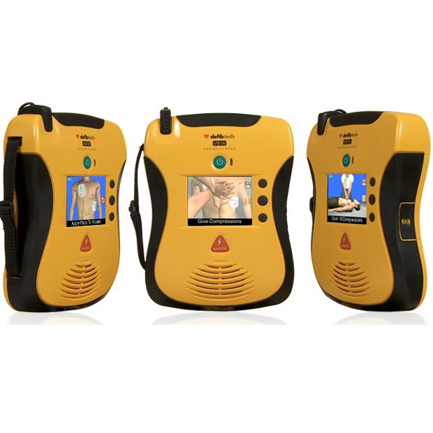 Defibrylatory AED Defibtech Lifeline VIEW z kolorowym wyświetlaczem LCD