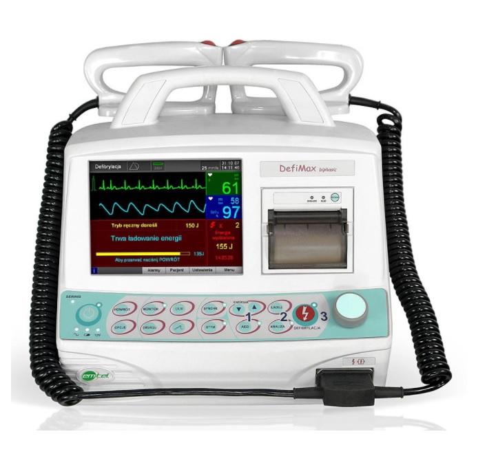 Defibrylatory kliniczne EMTEL DefiMax biphasic