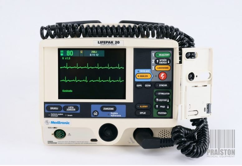 Defibrylatory kliniczne używane B/D Medtronic Lifepak 20 - Praiston rekondycjonowany