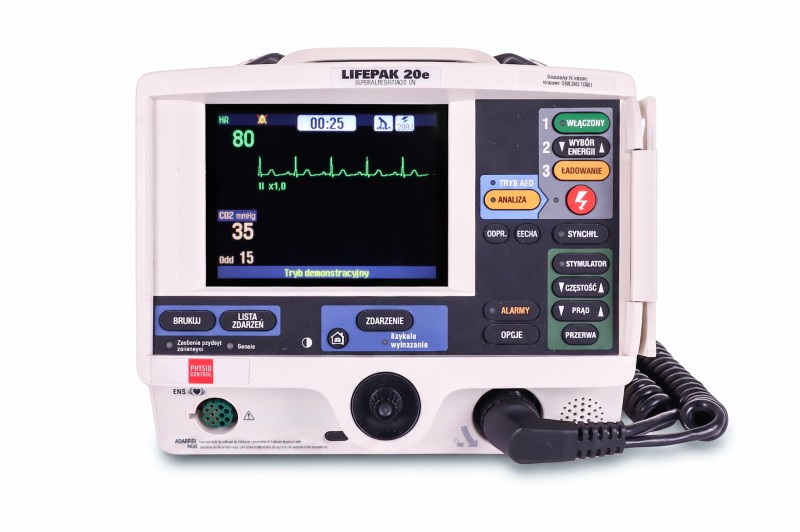 Defibrylatory kliniczne używane B/D MEDTRONIC LIFEPAK 20E - Praiston rekondycjonowany