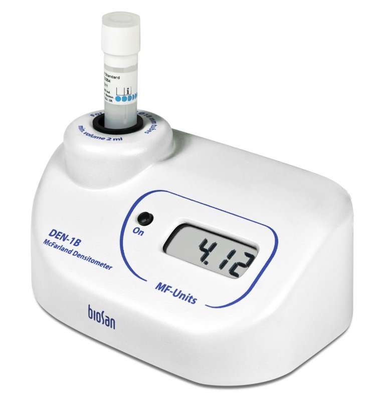 Densytometry laboratoryjne Biosan DEN-1B do probówek o śr. 16 mm + adapter A-16