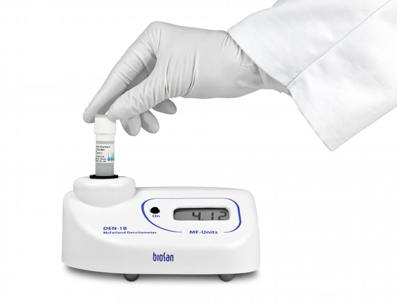 Densytometry laboratoryjne Biosan DEN-1B do probówek o śr. 16 mm + adapter A-16