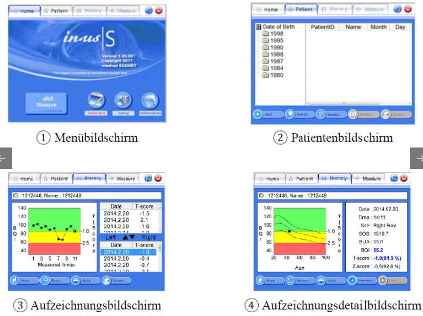 Densytometry ultradźwiękowe Medical ECONET inus S