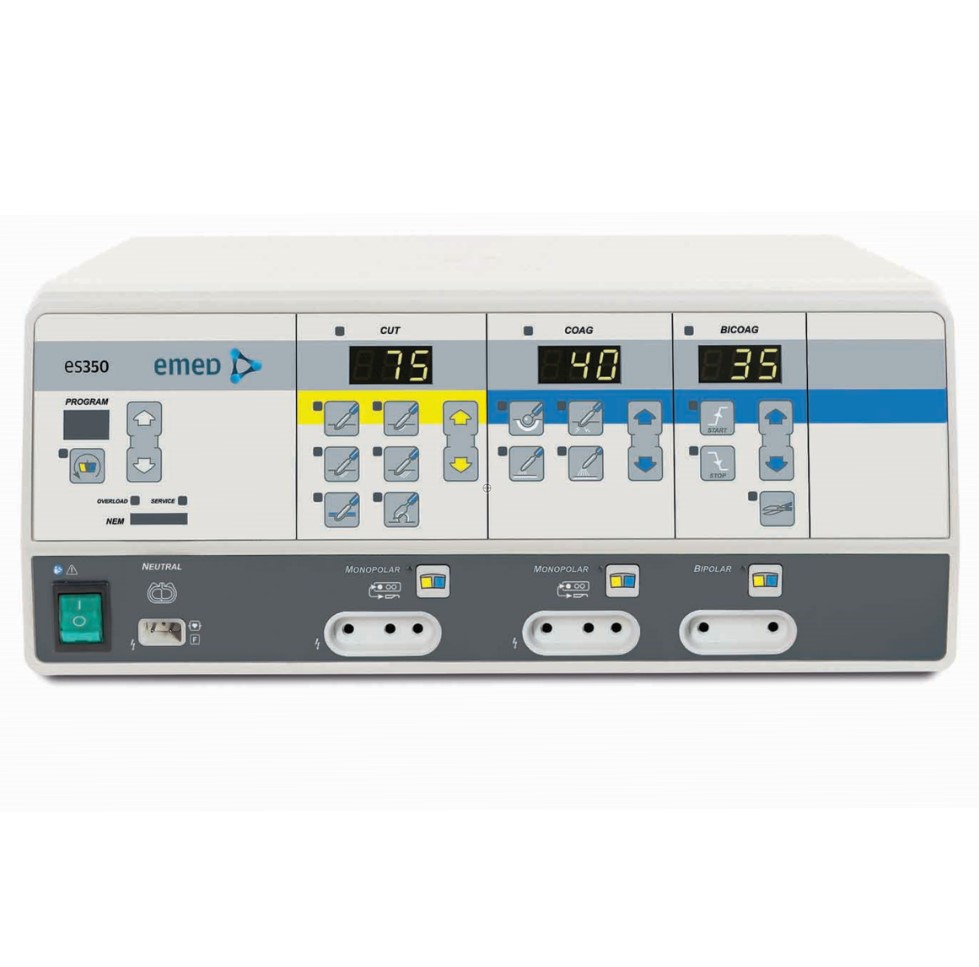 Diatermie chirurgiczne - Aparaty elektrochirurgiczne EMED ES350