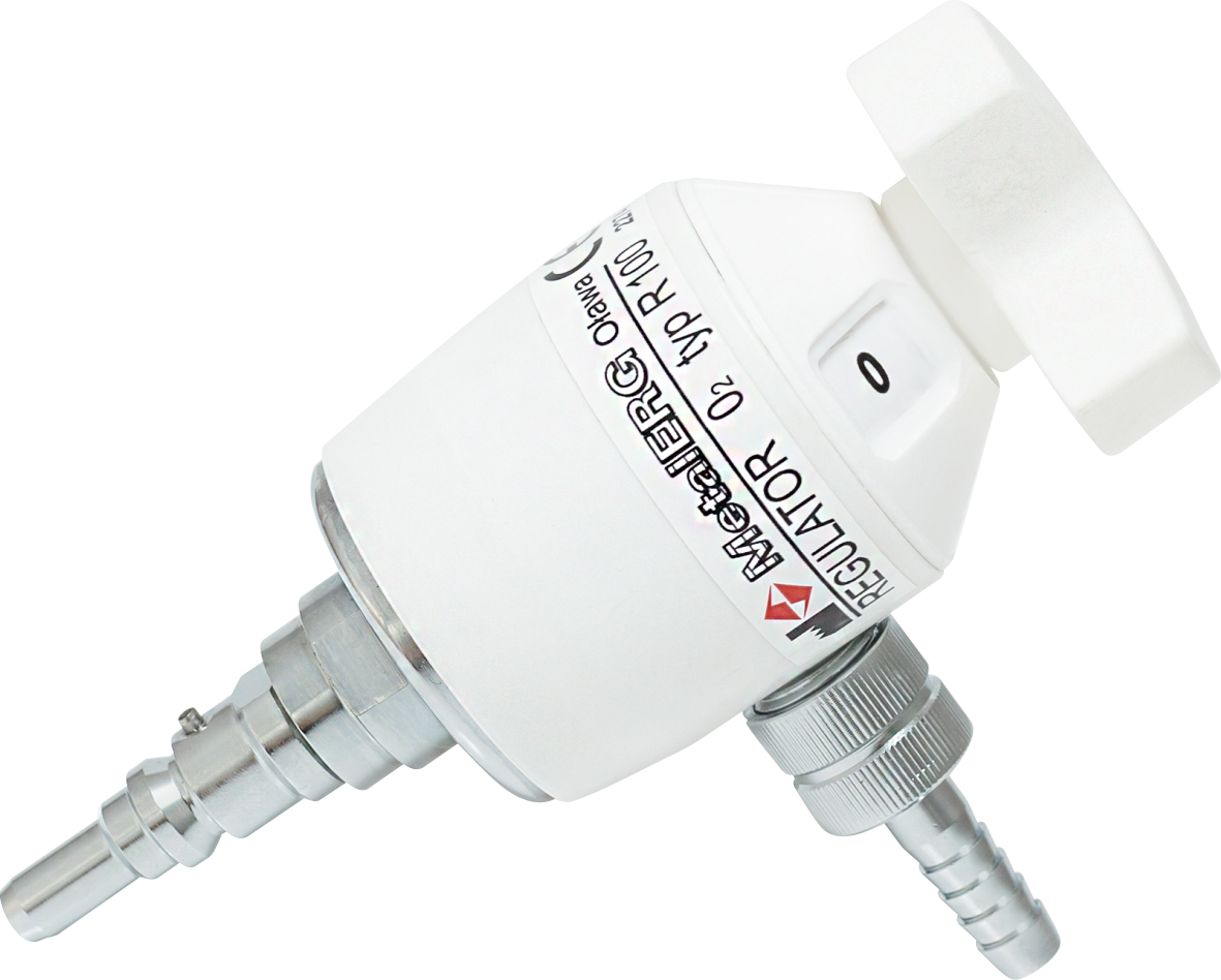 Dozowniki tlenu, powietrza i innych gazów medycznych METALERG R-100-T