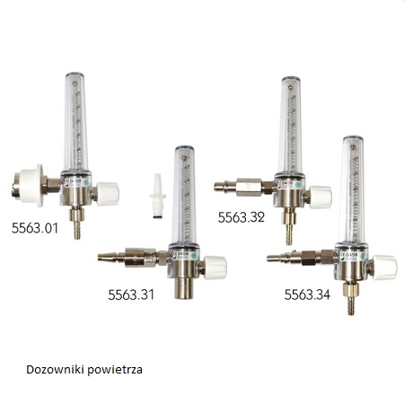 Dozowniki tlenu, powietrza i innych gazów medycznych VYGON 5563
