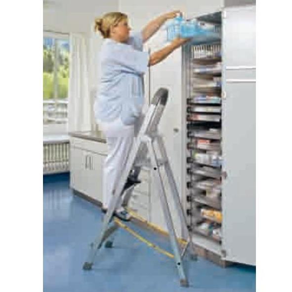 Drabiny Zarges 40135 Drabina stojąca eloksalowana - antypoślizgowa