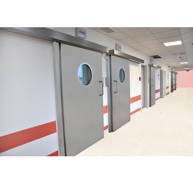 Drzwi medyczne do sal operacyjnych WIBO-BT Drzwi przesuwne do sal operacyjnych
