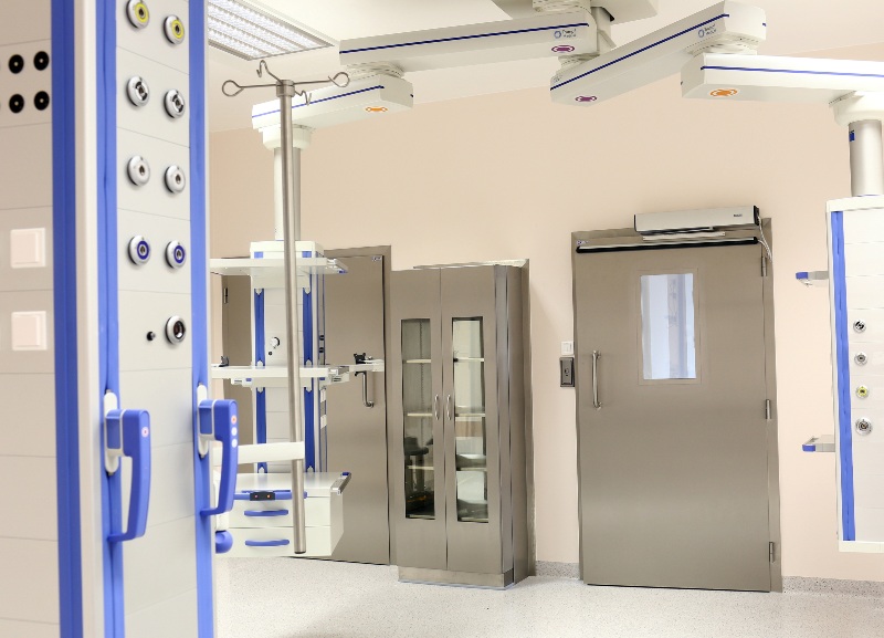 Drzwi medyczne do sal operacyjnych WIBO-BT Drzwi zawiasowe do sal operacyjnych