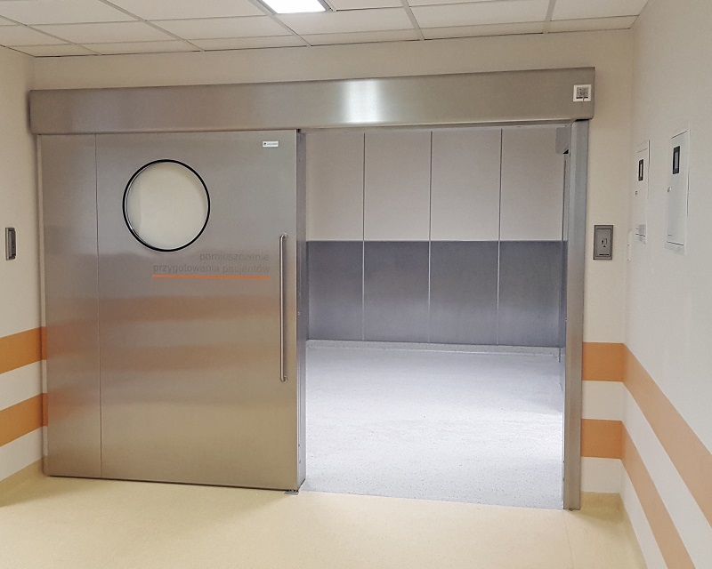 Drzwi medyczne Wiejak przesuwne automatyczne