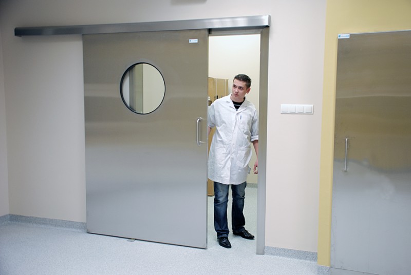 Drzwi medyczne Wiejak przesuwne ręczne
