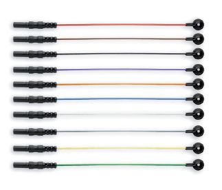 Elektrody do Elektroencefalografów (EEG) Spes Medica miseczkowe jednorazowe pokryte chlorkiem srebra Ag/AgCl