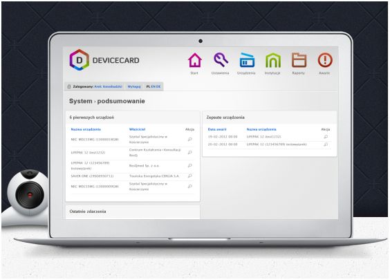 Elektroniczny paszport techniczny sprzętu medycznego CKK ResQ Devicecard