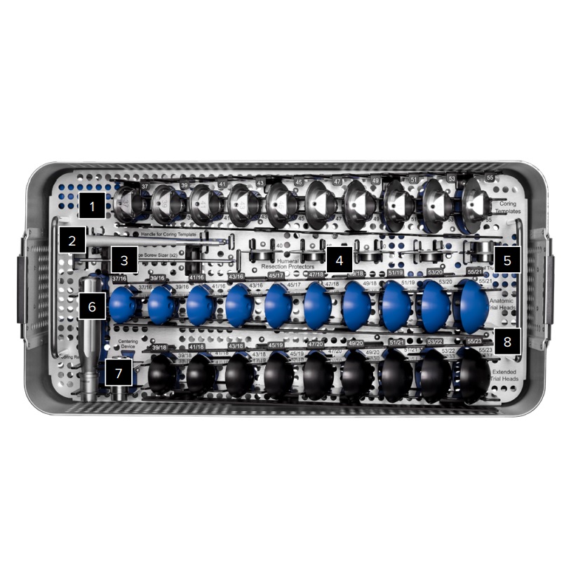 Endoprotezy stawu barkowego - zestawy ARTHREX ECLIPSE