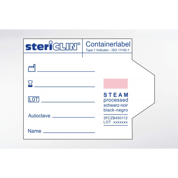 Etykiety do sterylizacji steriCLIN Do kontenerów