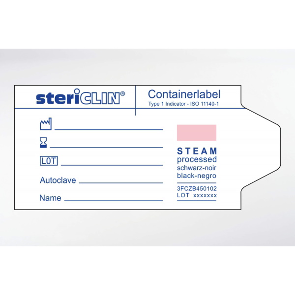 Etykiety do sterylizacji steriCLIN Do kontenerów