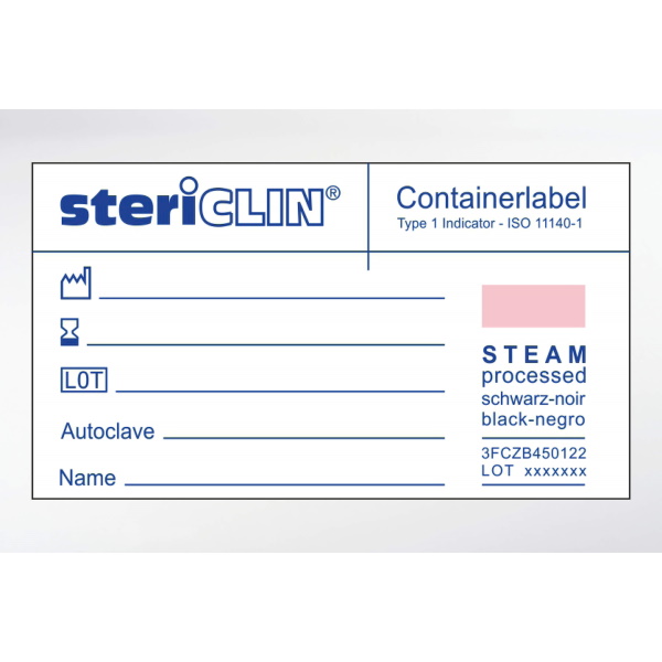 Etykiety do sterylizacji steriCLIN Do kontenerów