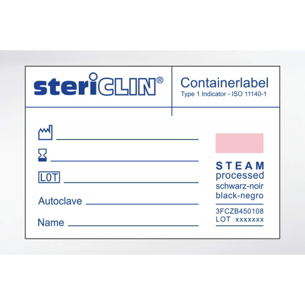 Etykiety do sterylizacji steriCLIN Do kontenerów