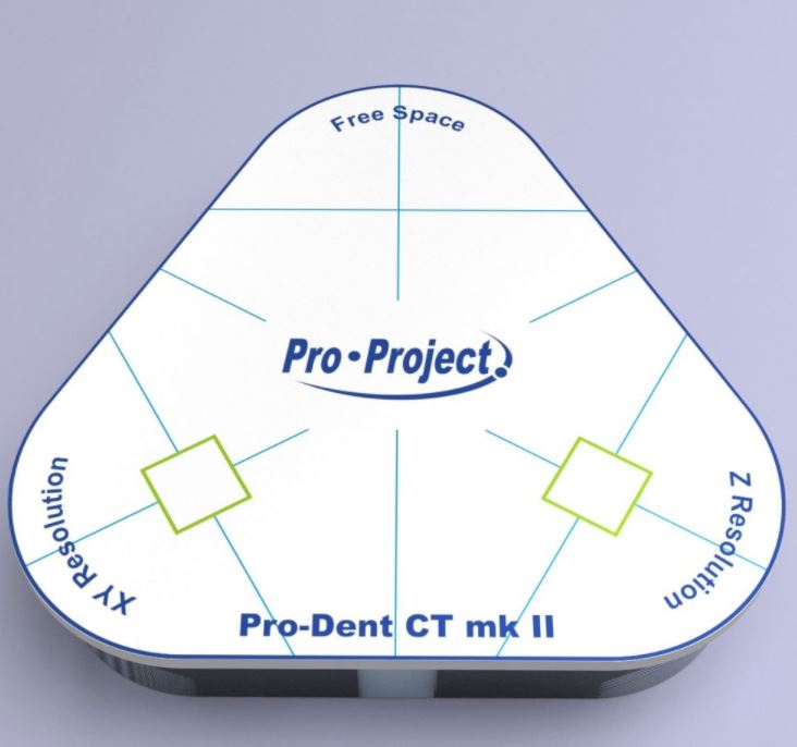 Fantomy do kontroli jakości aparatów stomatologicznych Diagnomatic Pro-Dent CT mk II