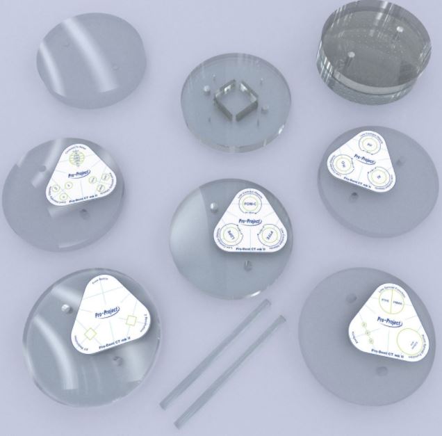 Fantomy do kontroli jakości aparatów stomatologicznych Diagnomatic Pro-Dent CT mk II