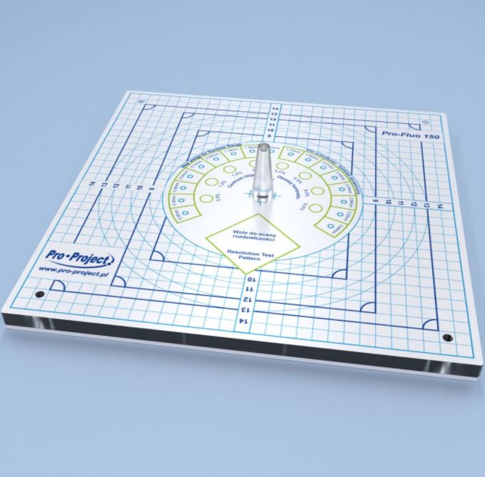 Fantomy do testowania radiografii, angiografii i fluoroskopii Diagnomatic ProFluo 150