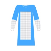 Fartuchy chirurgiczne jednorazowe B/D SMS jasnoniebieski