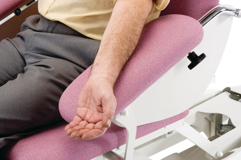 Fotele do pobierania krwi (dla krwiodawców) ArjoHuntleigh AB Streamline Merit Drop end