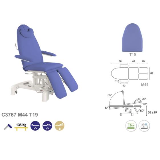 Fotele do pobierania krwi (dla krwiodawców) ECOPOSTURAL C3767