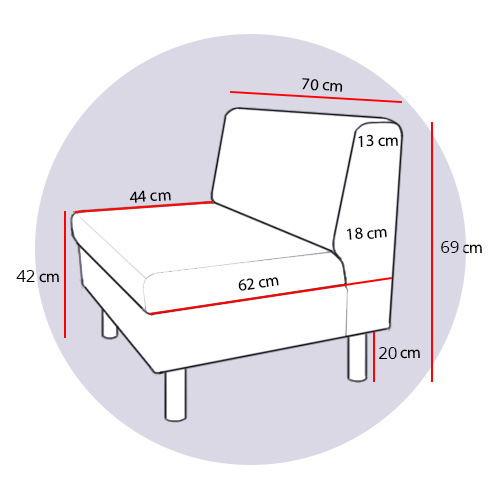 Fotele do poczekalni medycznych Interio Mobili CORAL