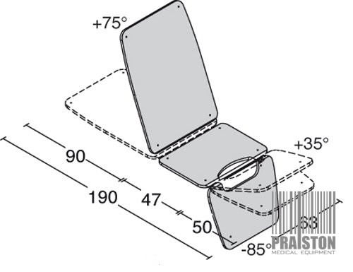 Fotele ginekologiczne Wesseling OPTIMUS KOMBI