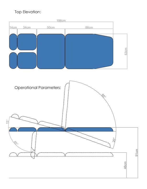 Fotele podologiczne Medi-Plinth BAC06E, BTC06E