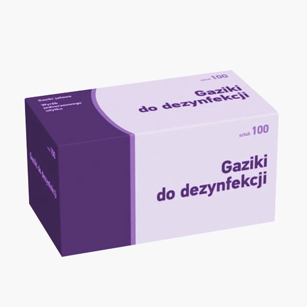 Gaziki do dezynfekcji i oczyszczania ran SKAMEX z alkoholem