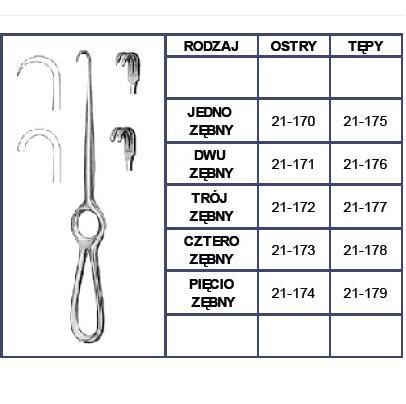 Haki chirurgiczne Sintraco Kocher