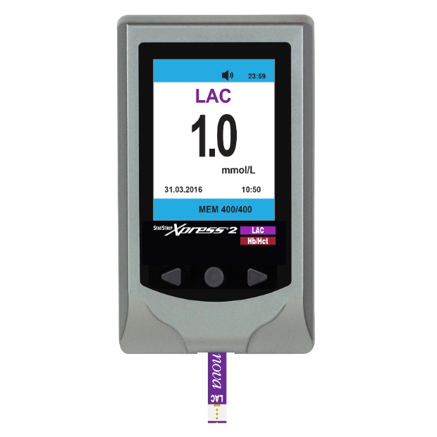 Hemoglobinometry Nova Biomedical StatStrip Xpress2 Lac/Hb/Hct