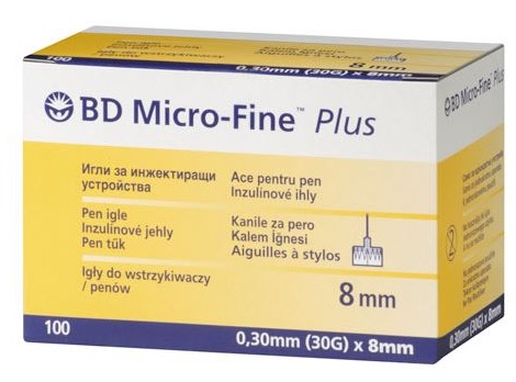 Igły do wstrzykiwaczy insuliny Becton Dickinson Micro - Fine Plus
