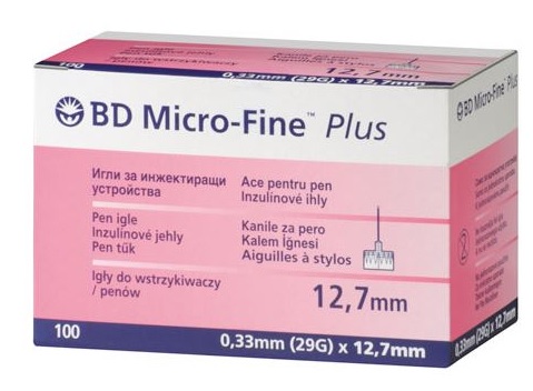 Igły do wstrzykiwaczy insuliny Becton Dickinson Micro - Fine Plus