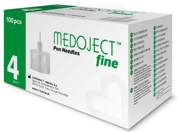Igły do wstrzykiwaczy insuliny Chirana Medical MEDOJECT
