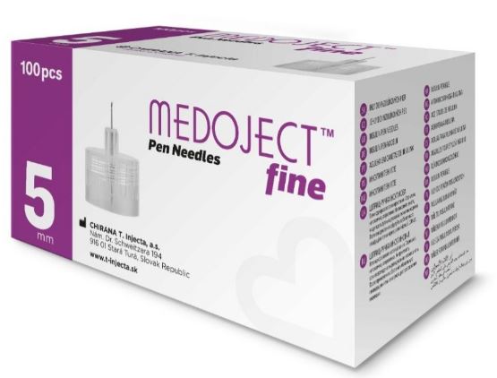 Igły do wstrzykiwaczy insuliny Chirana Medical MEDOJECT