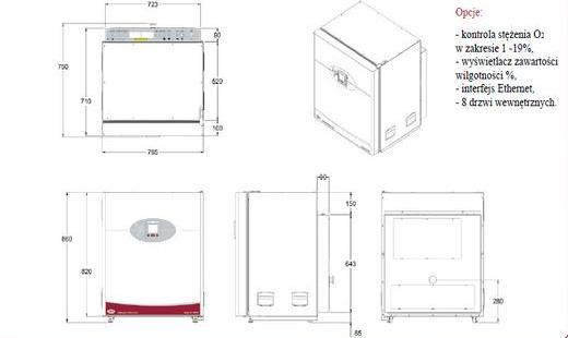 Inkubatory CO2 Leec T190