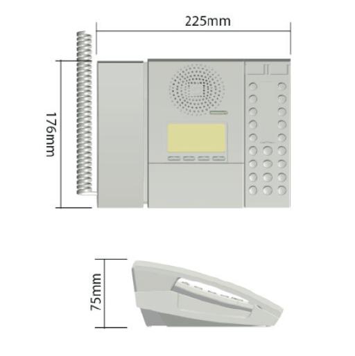 Interkomy dla szpitali, placówek medycznych STENTOFON IP Desktop Master 1008001000