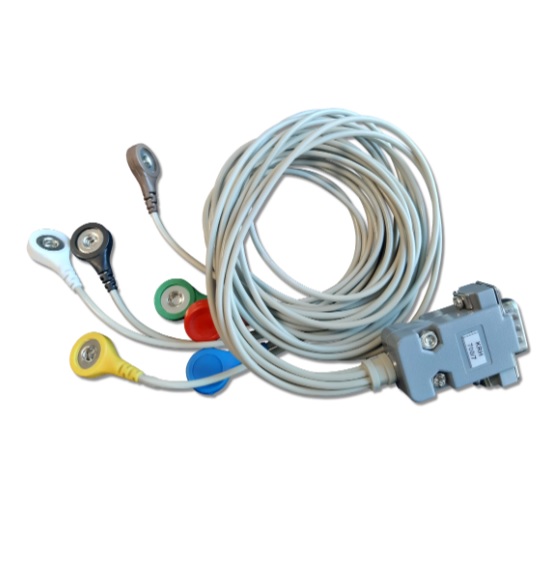 Kable do holterów EKG ASPEL KRH-700-7 v.001