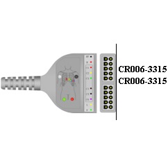 Kable EKG do kardiomonitorów Core-Ray GE HELLIGE CR004-32