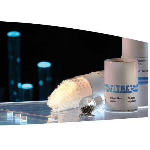 Kapilary laboratoryjne VITREX gazometryczne