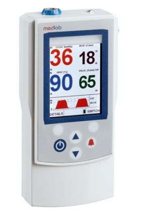 Kapnografy ze strumienia bocznego lub głównego Medlab CAPNOS