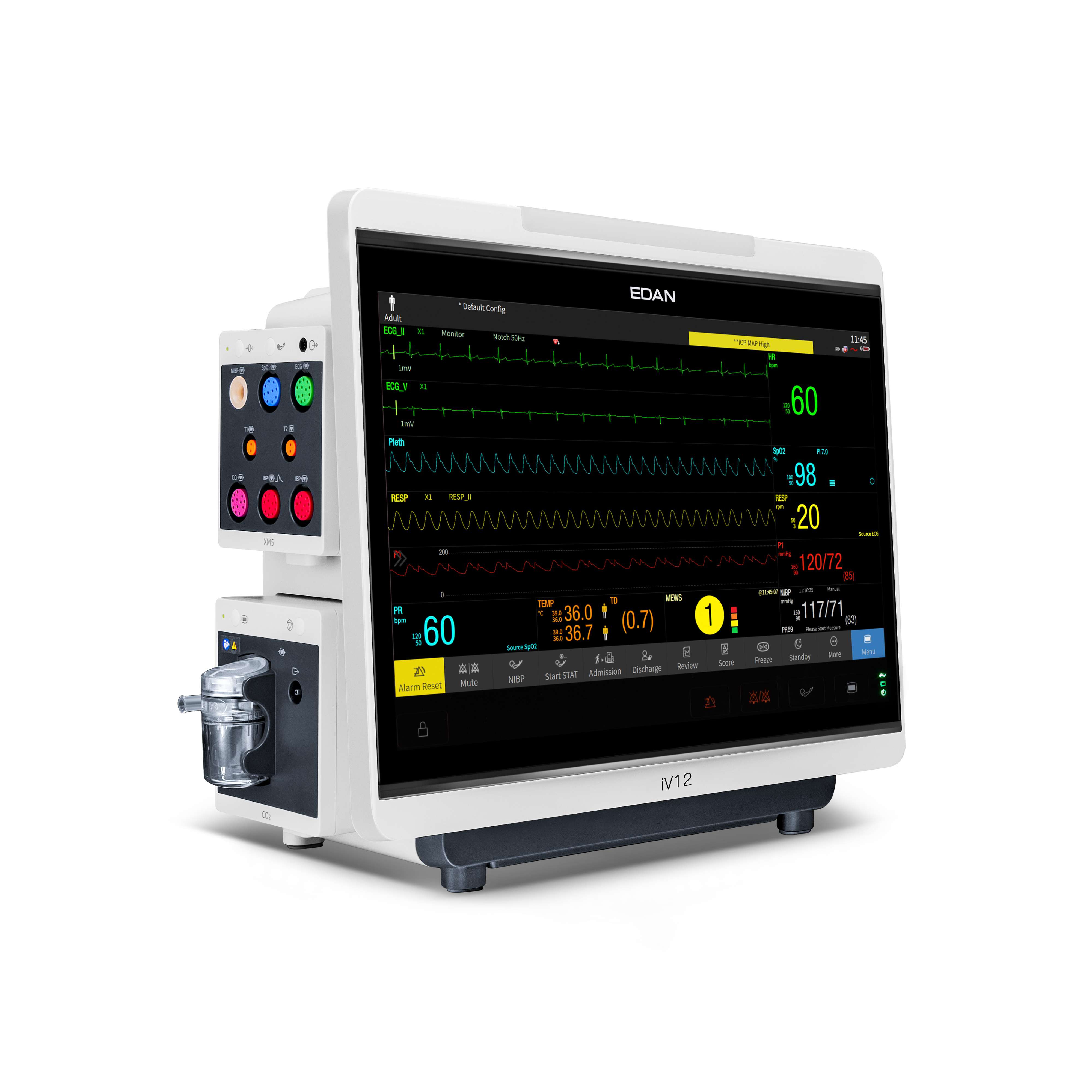 Kardiomonitory przyłóżkowe EDAN iV12 / iV15 / iV17