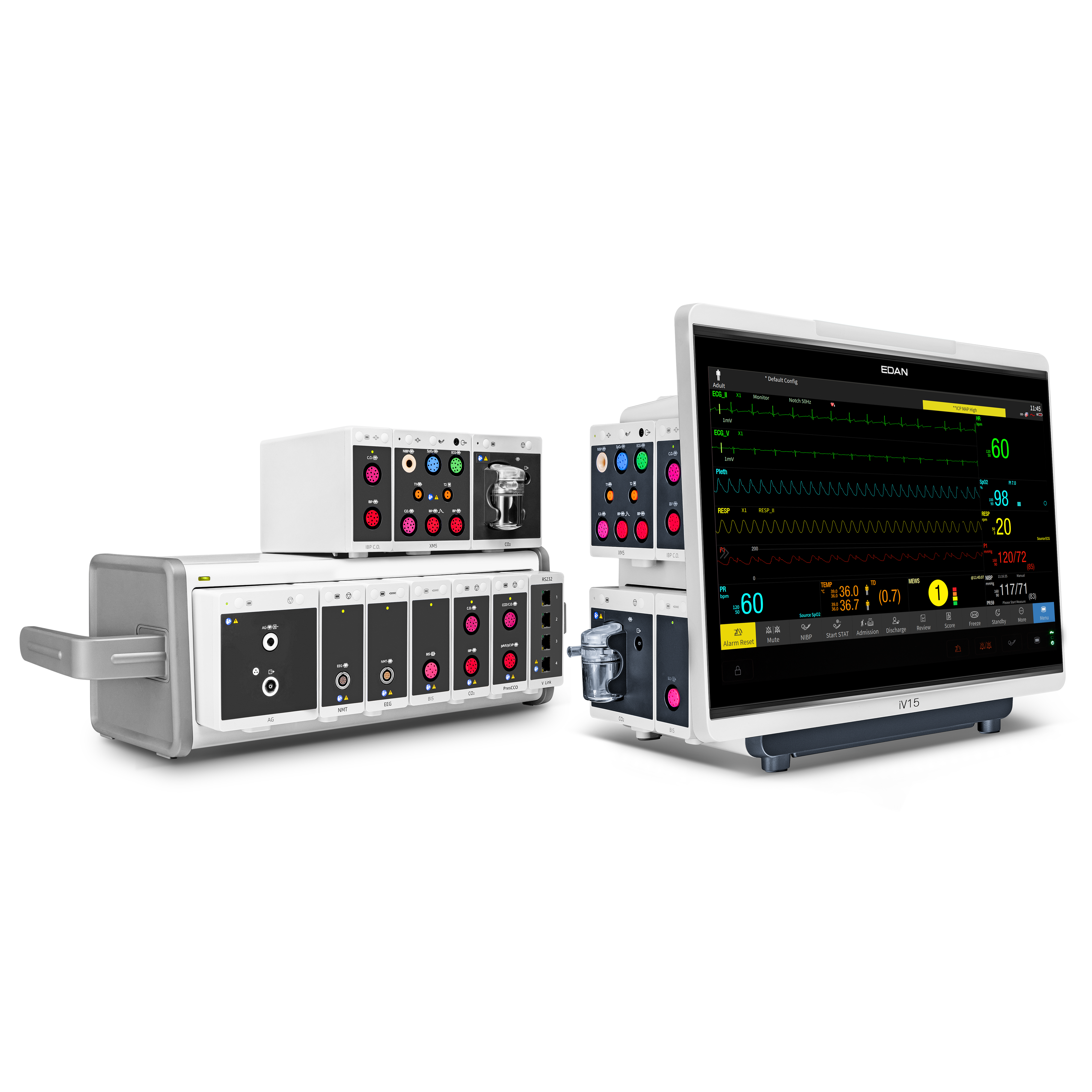 Kardiomonitory przyłóżkowe EDAN iV12 / iV15 / iV17