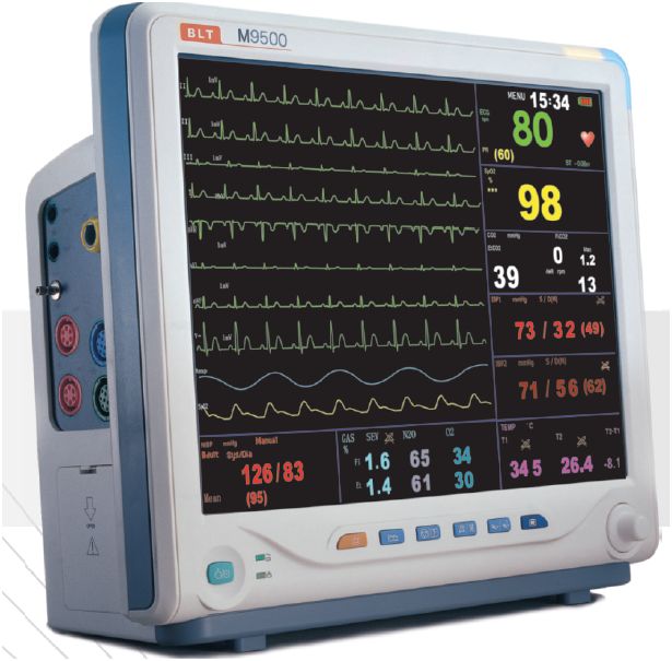 Kardiomonitory przyłóżkowe GUANGDONG BIOLIGHT MEDITECH CO, LTD. M9500
