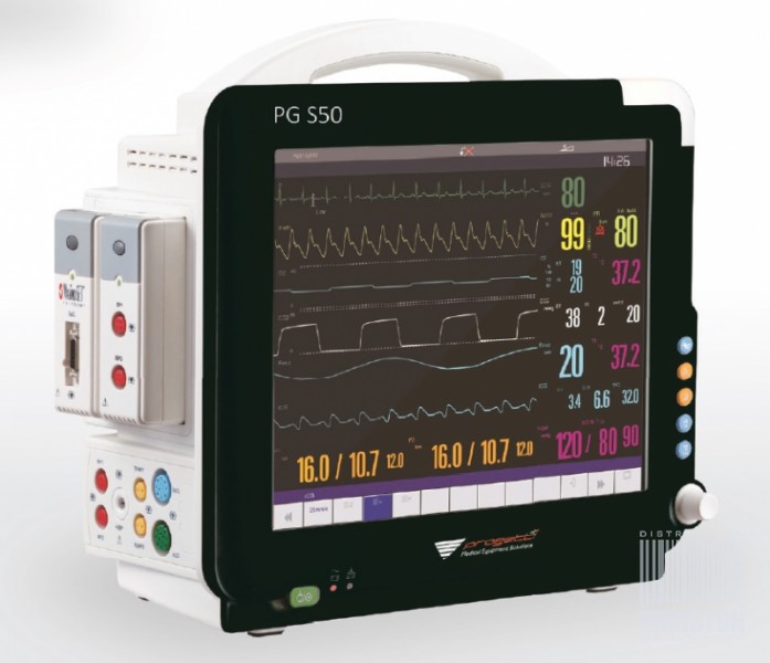 Kardiomonitory przyłóżkowe Progetti Medical PG S50