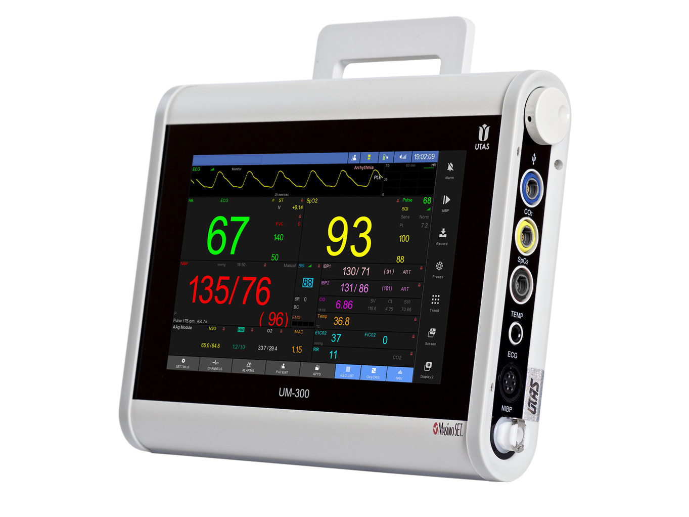 Kardiomonitory przyłóżkowe UTAS UM 300-S