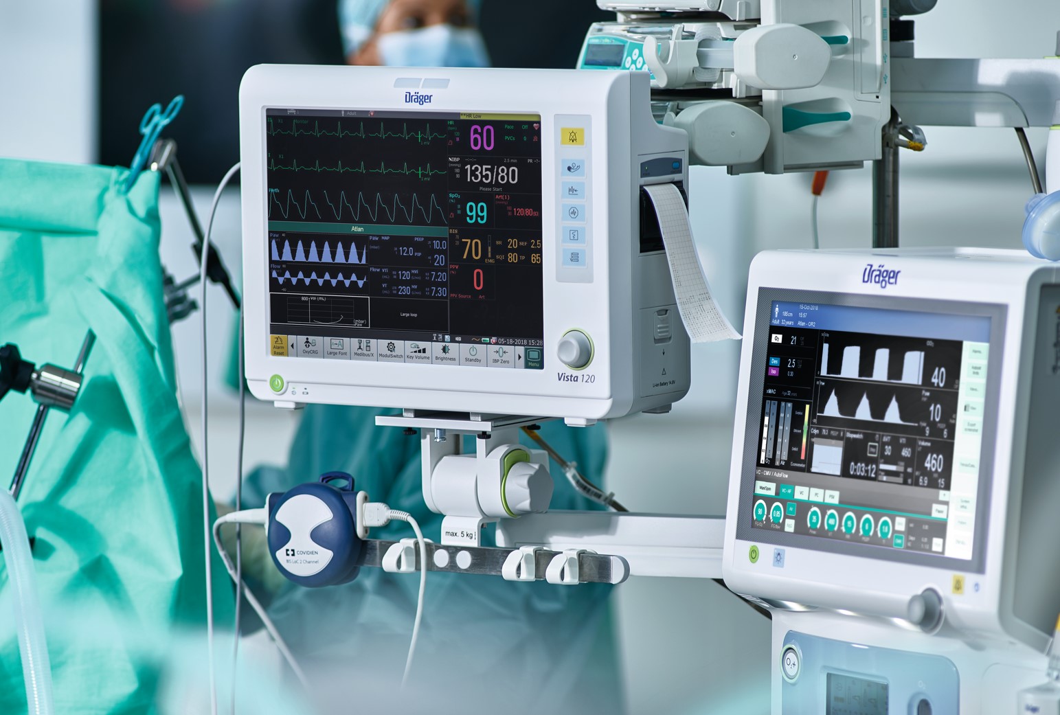 Kardiomonitory transportowe Dräger Vista 120